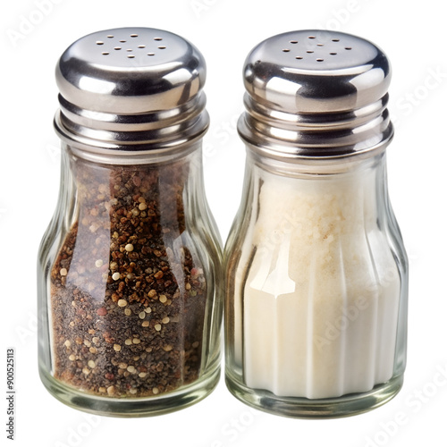 Glass salt and pepper shaker