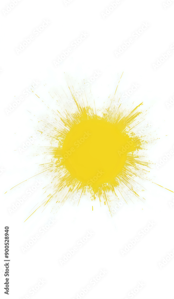 White background with abstract yellow color White background with abstract yellow color