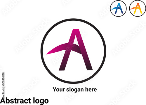 Abstract A letter logo