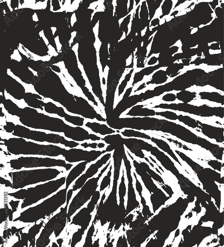 Tie dye pattern design. black and white wash pattern des0ign, vintage  summer t-shirt design