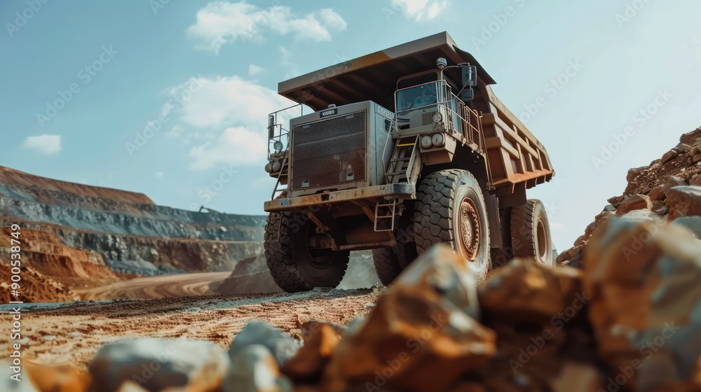 Fototapeta premium Mining Truck in Quarry