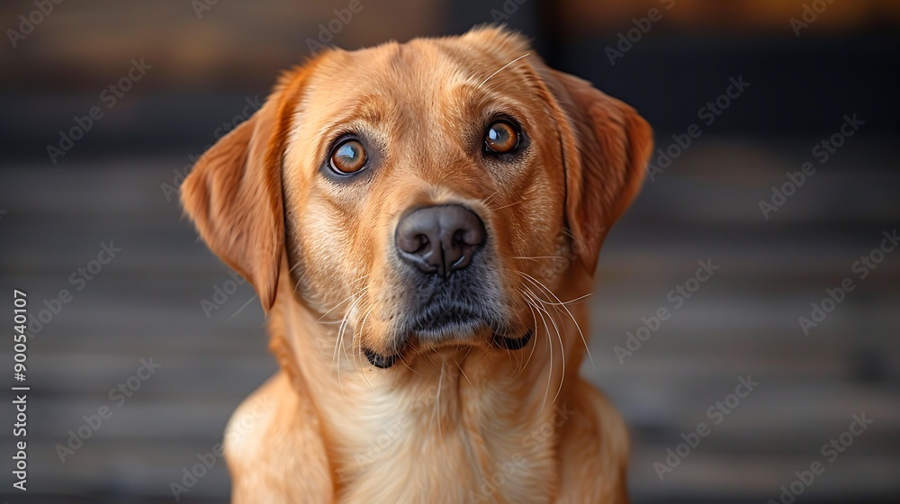 A close-up of a golden Labrador Retriever with soulful eyes, suitable for pet advertisements, veterinary clinics, or animal rescue promotions, A close-up of a golden Labrador Retriever with soulful eyes, suitable for pet advertisements, veterinary clinics, or animal rescue promotions,
