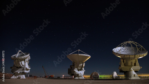 Photos Radio telescope array ALMA in the atacama desert, Chile
