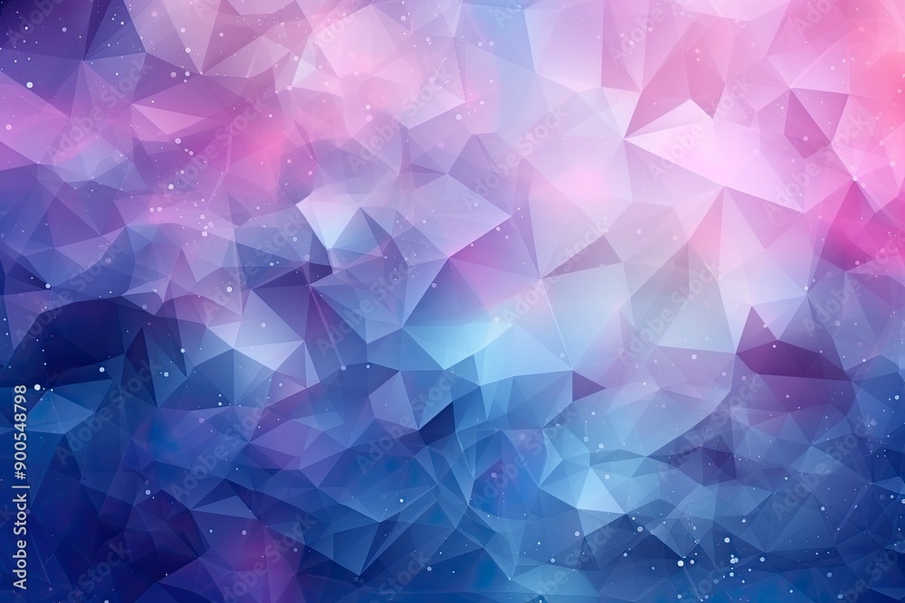 Obraz premium Creative digital sparkly polygonal mesh background