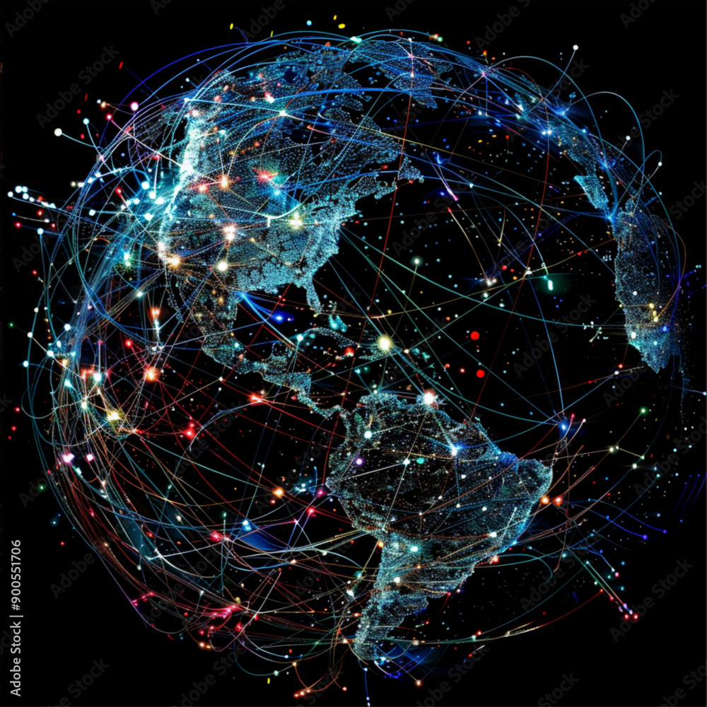 the global interconnection of the internet, systems, etc. the global interconnection of the internet, systems, etc.