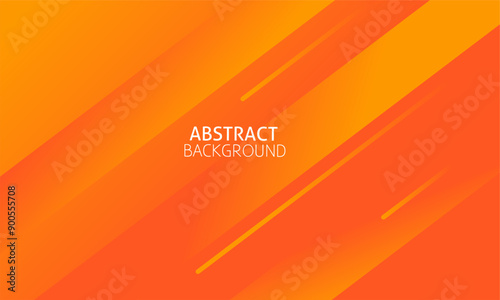Colorful minimal abstract orange gradient geometric background design. Future geometric pattern with line effect. Bright color graphic creative concept.