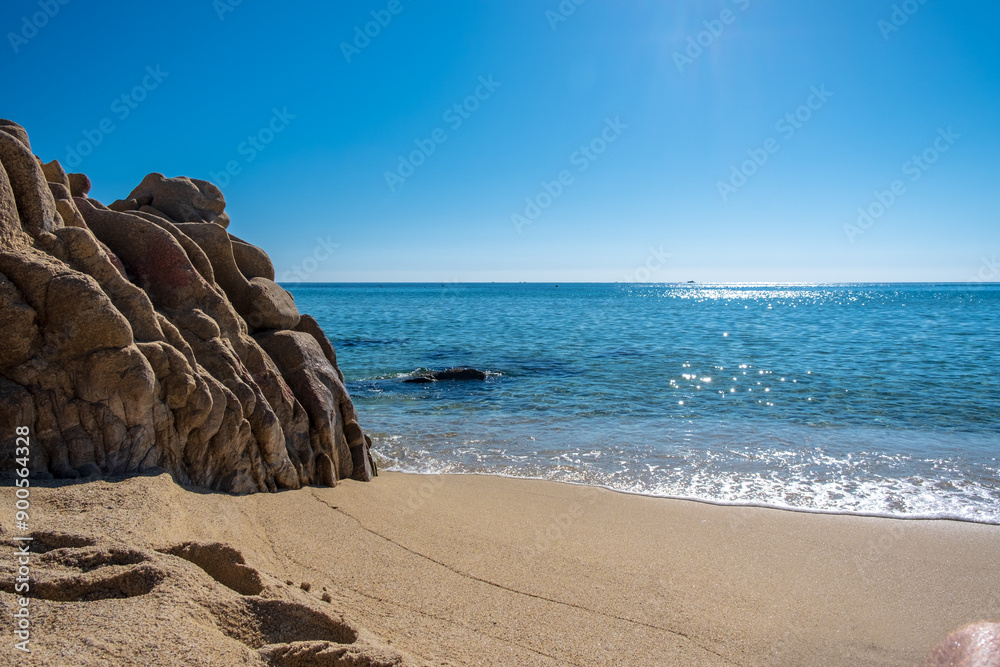 Cala Monte Turno, Sardinia, in a summer day