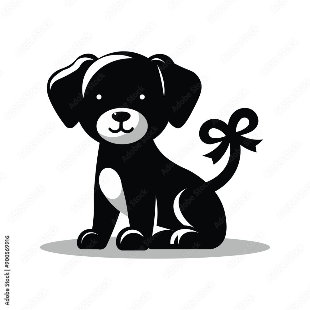 Naklejka premium silhouette cat vector, illustration and cartoon