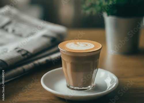 Classified Ad newspaper coffee business concept