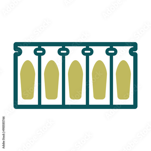 Rectal suppository package vector isolated icon