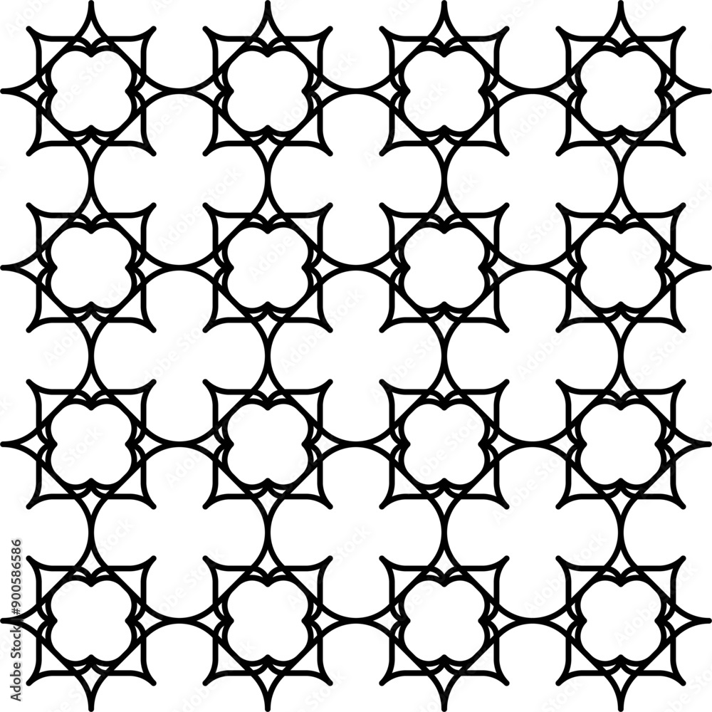 Fototapeta premium Batik Geometric Seamless Patterns Collection