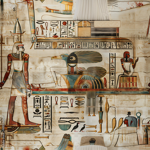  ancient Egypt hieroglyphics  photo