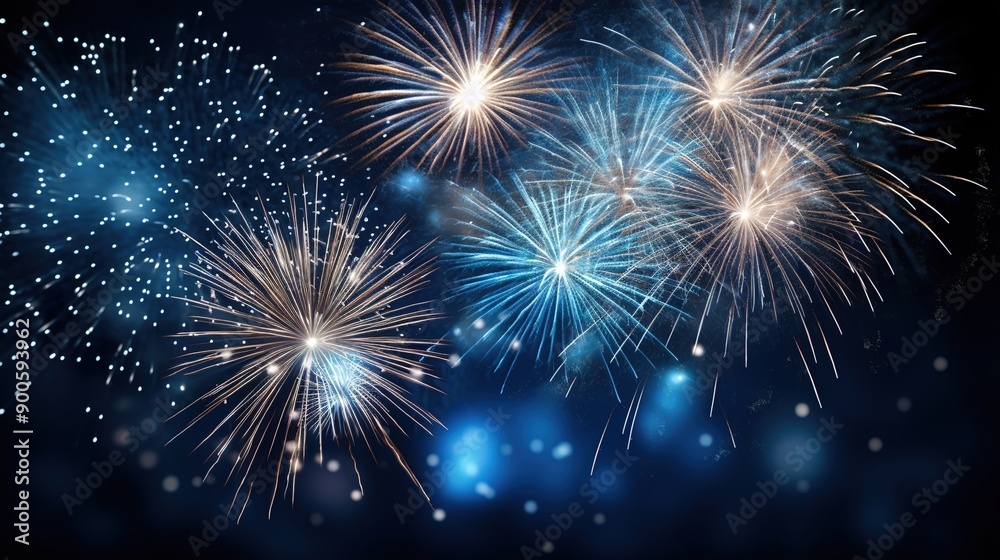 fireworks in the night sky fireworks in the night sky