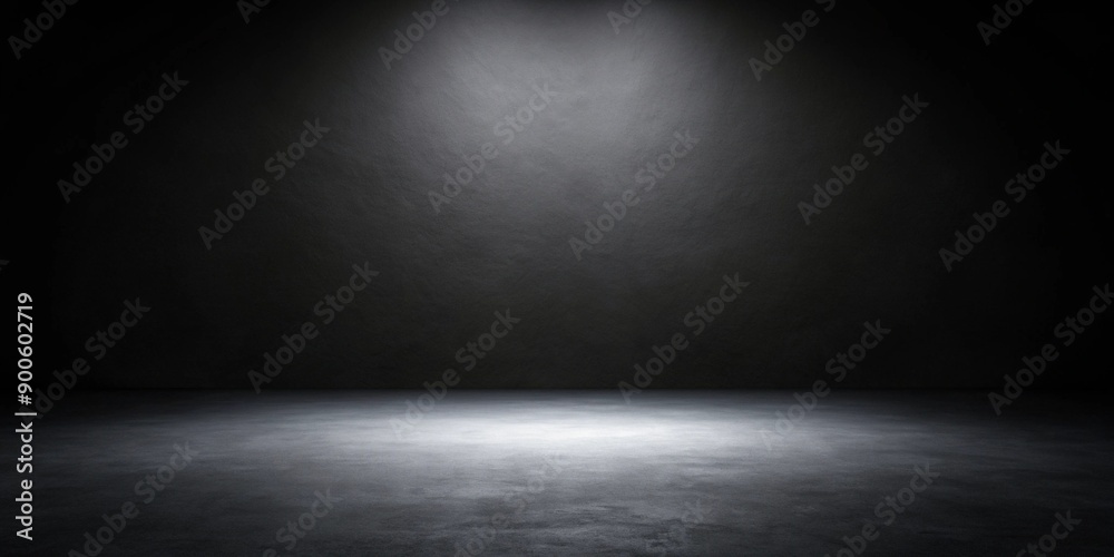 Black background with light glowing from above Black background with light glowing from above