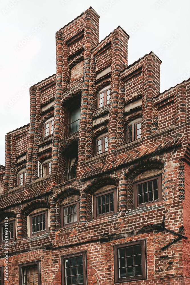 Fototapeta premium house in the old town of Lunenburg in northern Germany