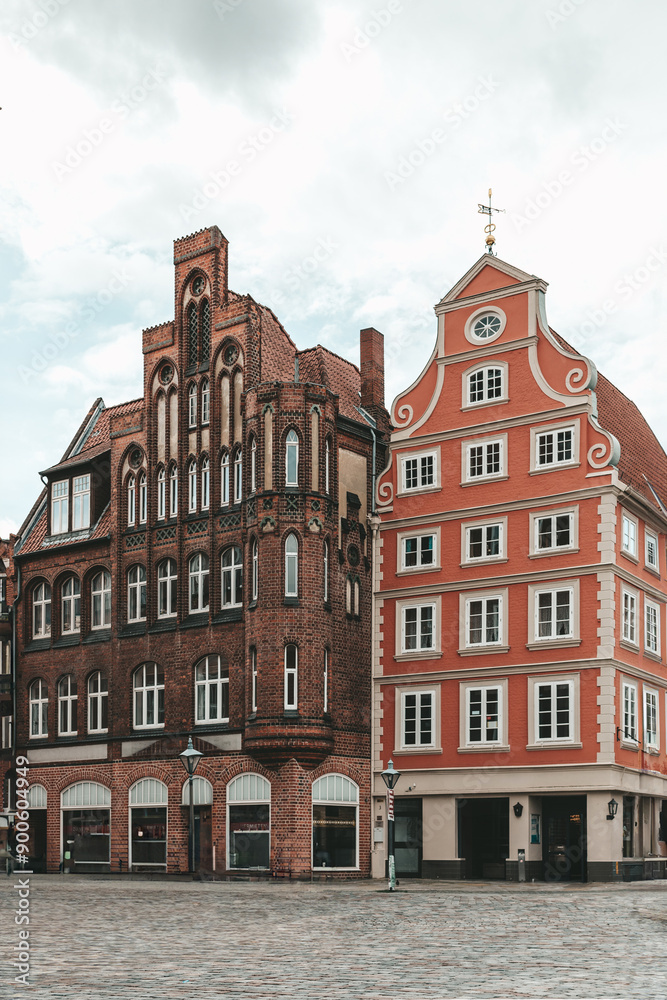 Fototapeta premium house in the old town of Lunenburg in northern Germany