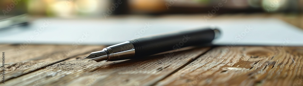 Fototapeta premium Pen on the table