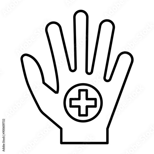 Sanitation icon. outline icon