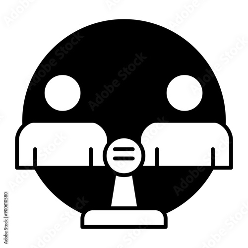 equality icon. black fill icon