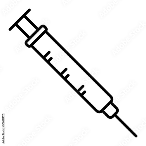 Injection icon. outline icon