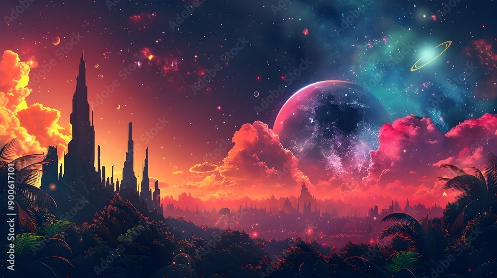 Cultivating Cosmic Aromatherapy:A Futuristic Floating Garden in Orbit