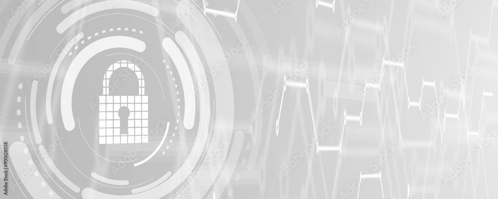 © kras99 - Cyber security and information or network protection. Future cyber technology web services for business and internet project. Vector art.