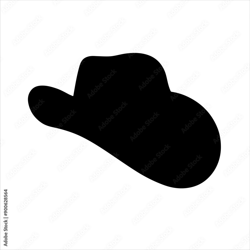 Cowboy hat silhouette on white background. Cowboy hat icon vector sign illustration design.
Cowboy hat silhouette on white background. Cowboy hat icon vector sign illustration design.