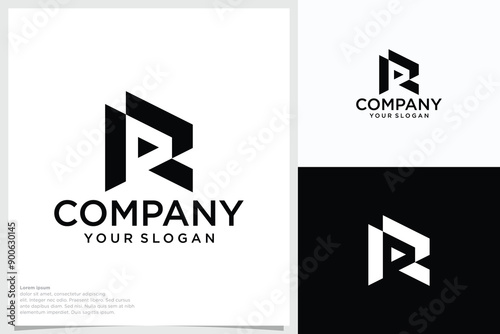 R letter logo design inspiration Monogram Logo Design Elements