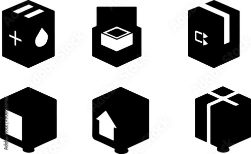 Silhouette Box Set Various Box Shapes Collection