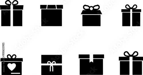Silhouette Box Set Various Box Shapes Collection