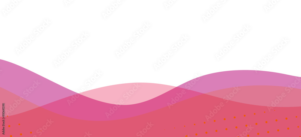 Fototapeta premium Transparent Curve Footer
