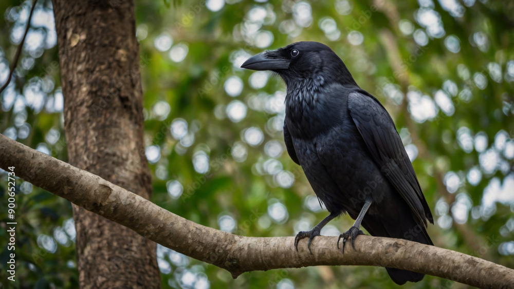 crow on a branch crow on a branch