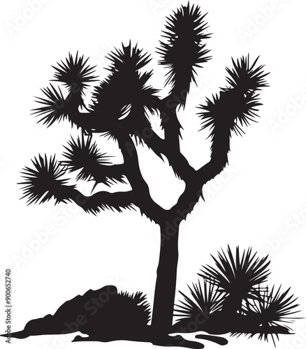 Joshua Tree Icon Silhouette

