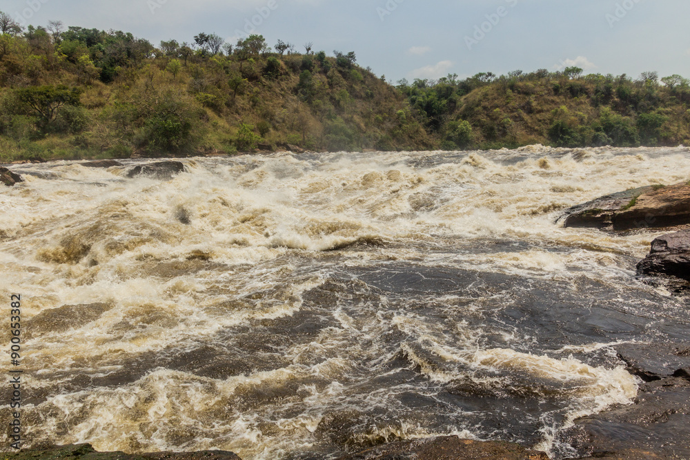 Victoria Nile river above Murchison Falls, Uganda Victoria Nile river above Murchison Falls, Uganda