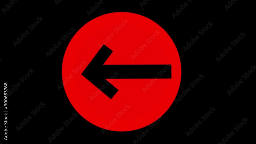 Arrow loading animation on black colour background.Animation of arrow mark. Arrow loading animation on black colour background.Animation of arrow mark.