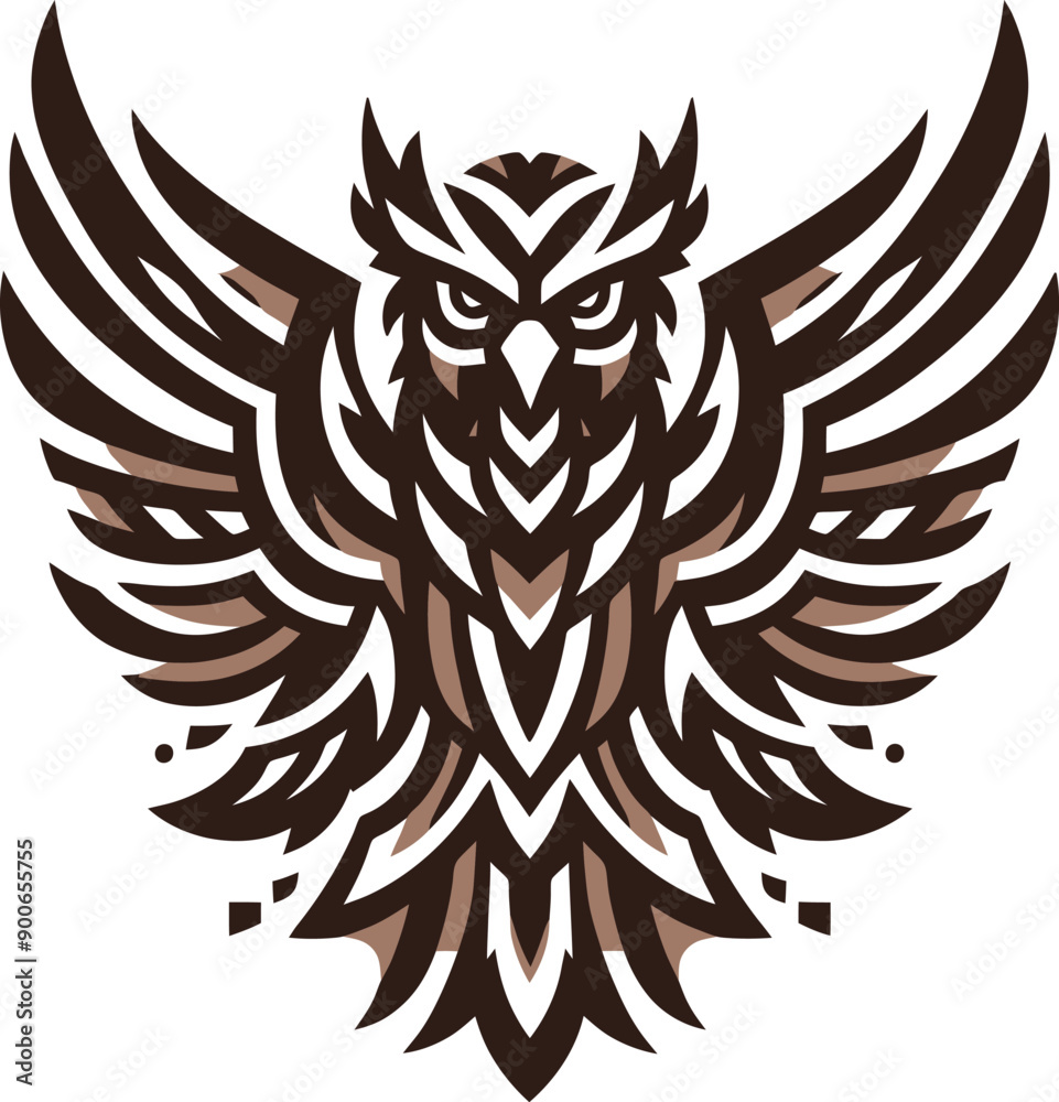 tribal Tattoo art design of eagle logo silhouette tribal Tattoo art design of eagle logo silhouette