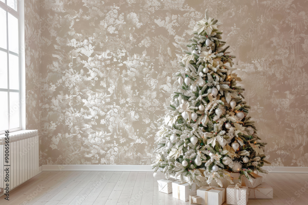 Fototapeta premium Christmas Tree Morning Scene 