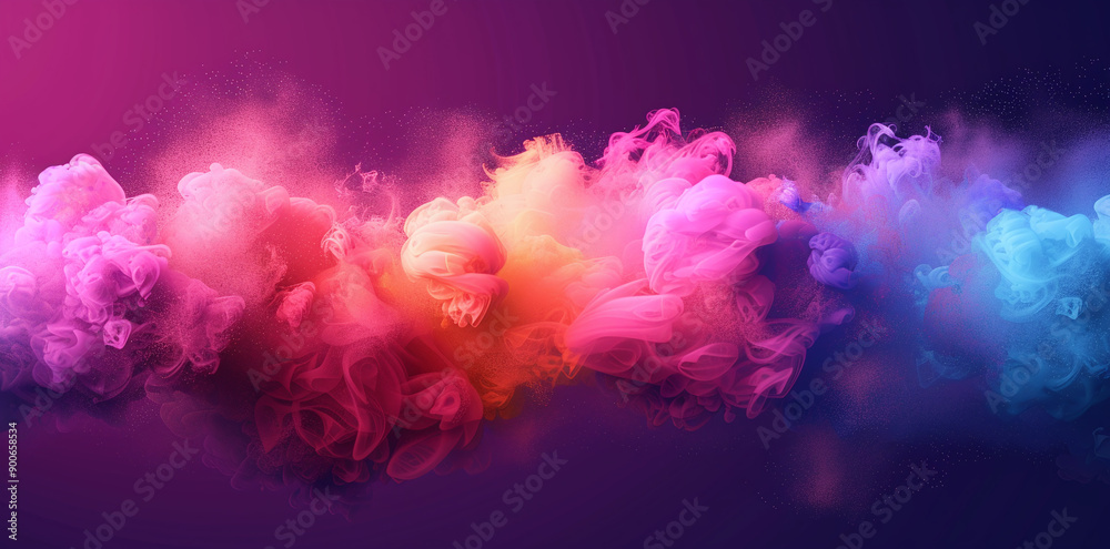 Vibrant Colorful Clouds at Sunset Vibrant Colorful Clouds at Sunset