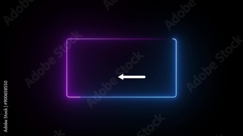 Animated in log out icon.