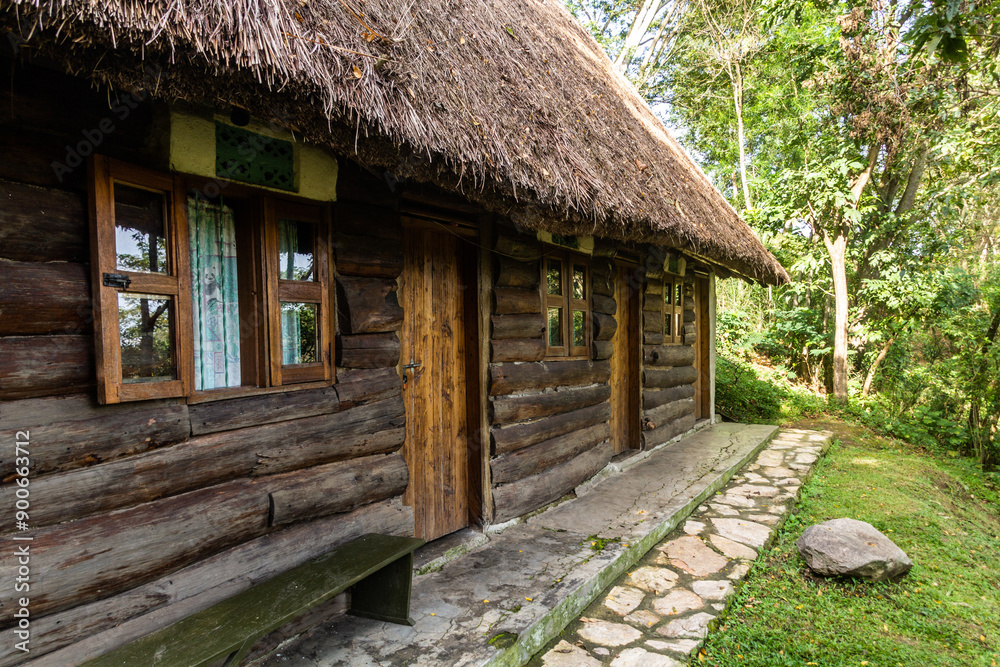 Ecolodge near lake Kifuruka, Uganda Ecolodge near lake Kifuruka, Uganda