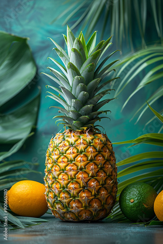 Close up of pineapple