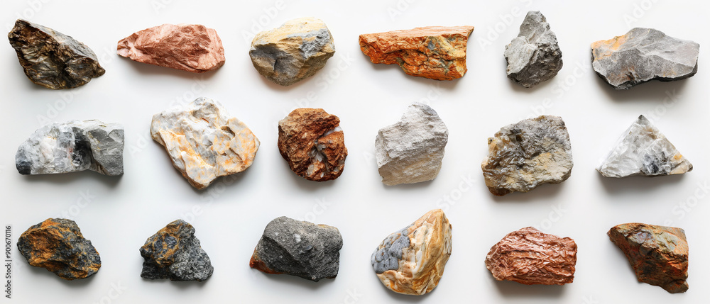 Collection of Stone Fragments in Various Colors Collection of Stone Fragments in Various Colors