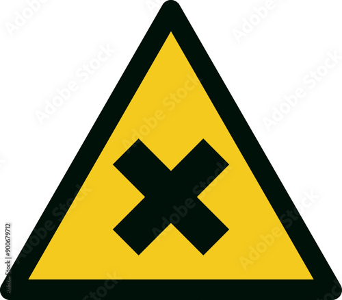 Warning Toxic Irritant Health hazard