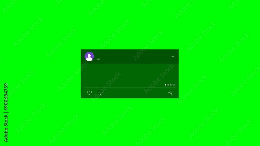 Message Box Greenscreen pop up ui template incoming message with green screen background 素材庫影片 ...