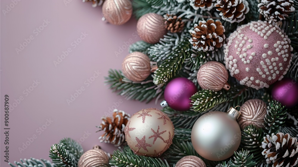 a Festive glamorous Christmas clothing for women at beautiful women romantic atmosphere high class advertisement. Generative AI. a Festive glamorous Christmas clothing for women at beautiful women romantic atmosphere high class advertisement. Generative AI.