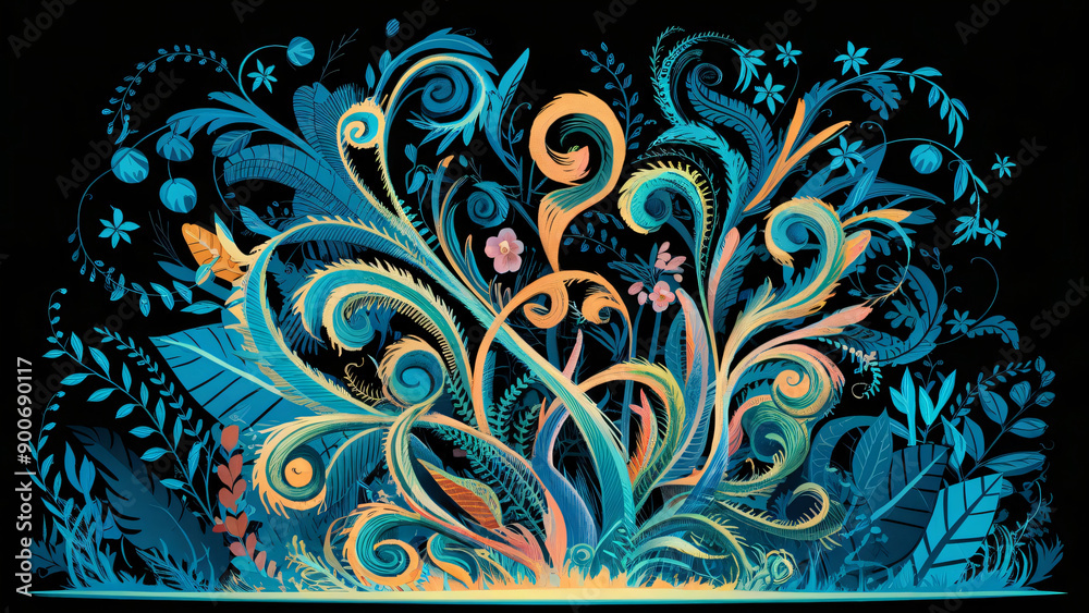 Abstract Floral Background Abstract Floral Background