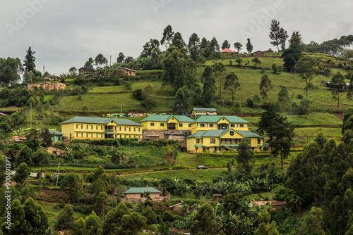 Elementary school in Kabale town, Uganda photo