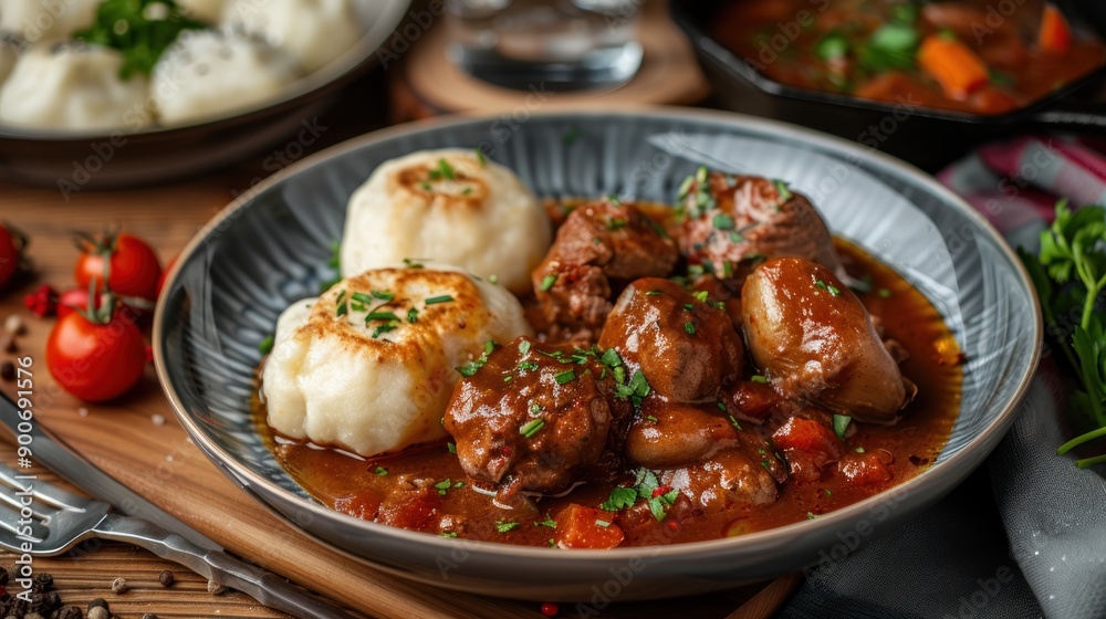 Beef Stew with Dumplings and Gravy Beef Stew with Dumplings and Gravy