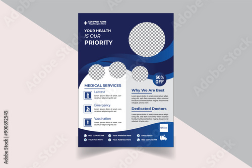 MEDICA HEALTH CARE FLYER DESIGN TEMPLATE