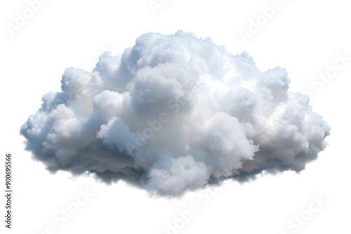 Clouds in cloudy sky realistic vector design on transparent background. Blue heaven with 3d white clouds, fluffy cumulus and rain fog, rainy weather, climate, meteorology and environment themes